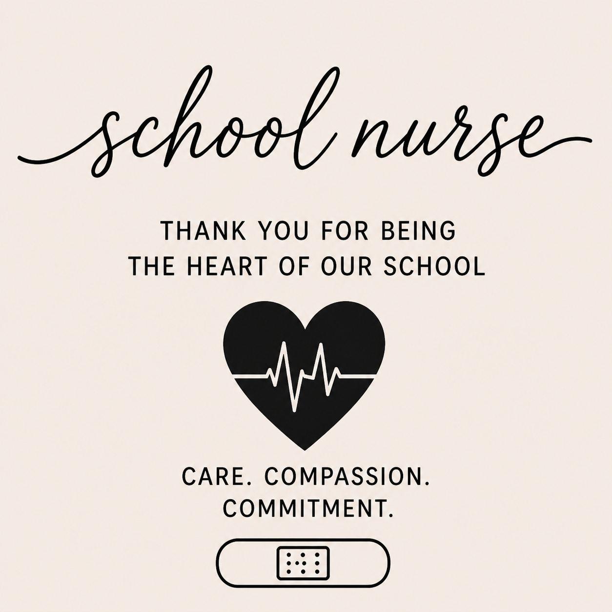 School Nurse Appreciation Candle