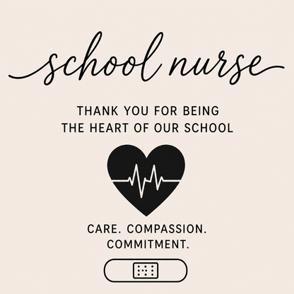 School Nurse Appreciation Candle