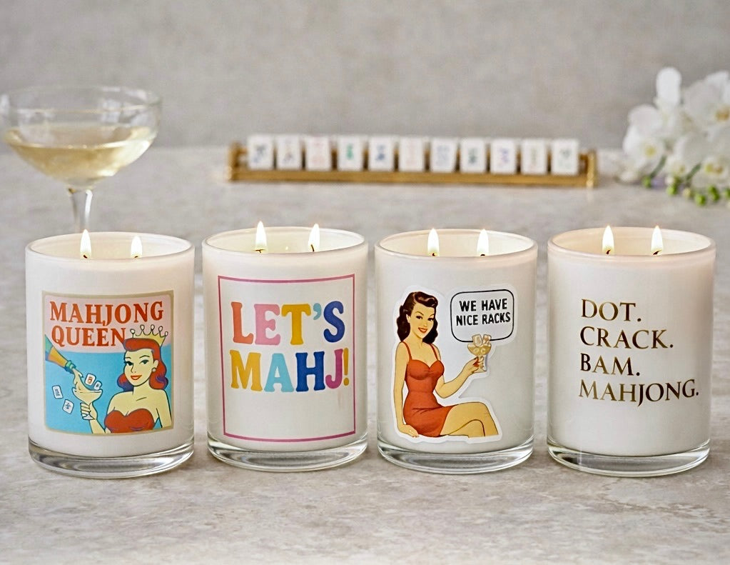 Mahjong Candles - Set of 2