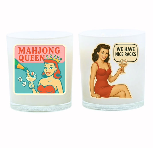 Mahjong Queen & Nice Racks - Candle Set